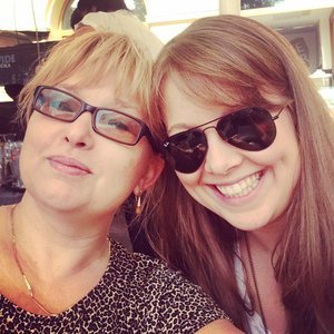 Julia and her mother in the summer of 2014 in Krakow