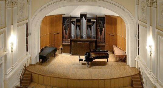 Small Hall of the Moscow Conservatory - The XV International Tchaikovsky  Competition